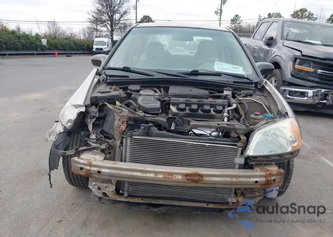 2001 Honda Civic Lx из США, поврежденный, VIN 2HGES165X1H601004